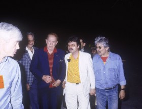 Jacques Erwan, Charles Trenet, Daniel Colling, Maurice Frot, Printemps de Bourges 1987