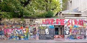 Maison de Gainsbourg, rue de Verneuil à Paris
