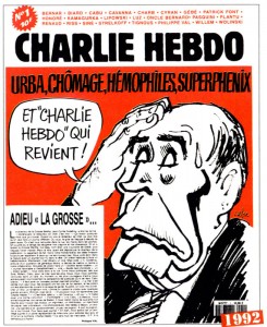 Couverture historique du numéro 1 du Charlie Hebdo 2.0